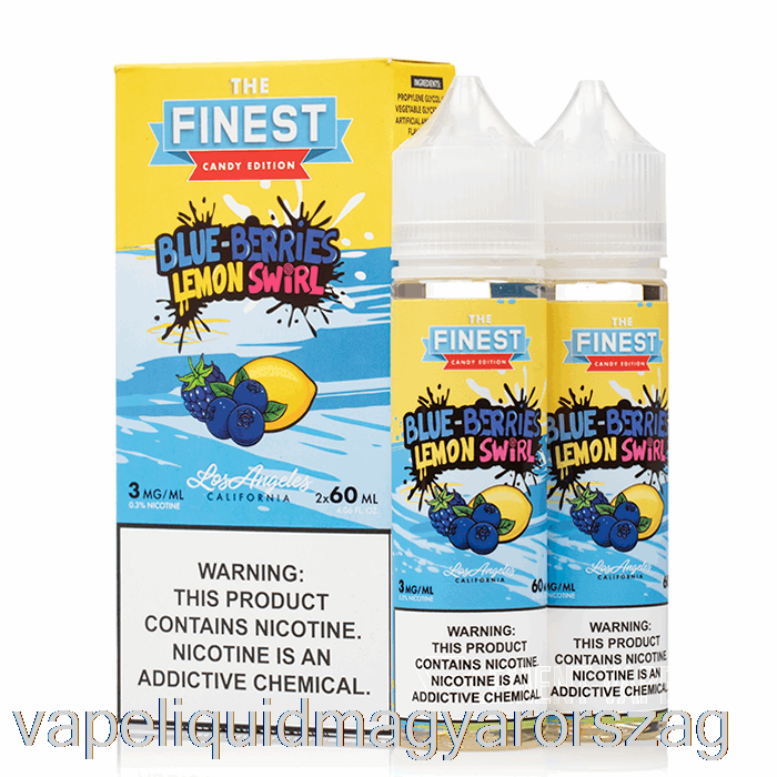 áfonyás Citrom örvény - Legfinomabb édes-savanyú - 100 Ml 6 Mg Vape E Cigi